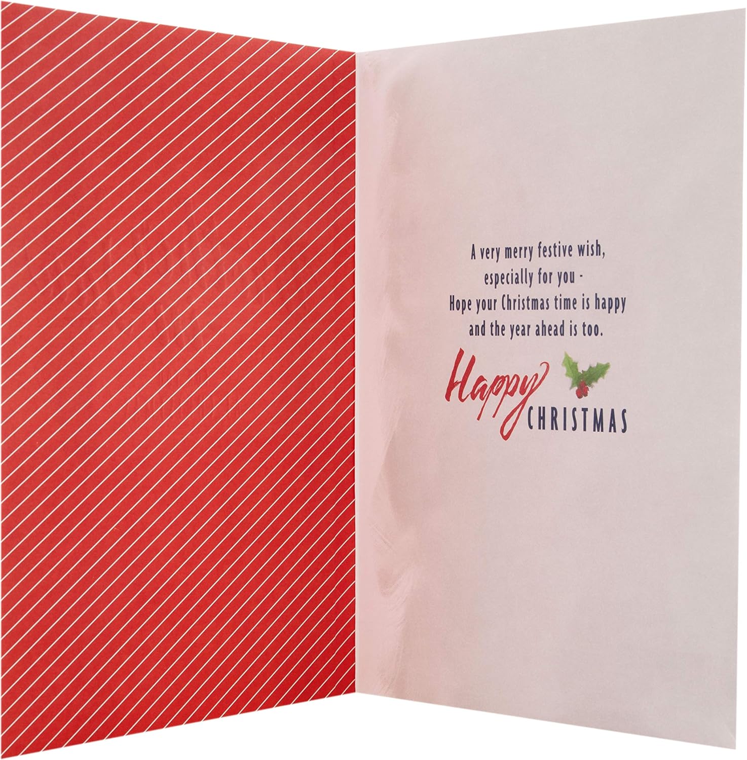 Hallmark 25497919 Brother in Law Medium Christmas Card "Festive Wish" - Image 5