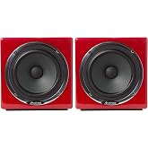 Avantone Pro Active MixCubes 5.25 Inches Powered Studio Monitor Pair - 10th Anniversary Red