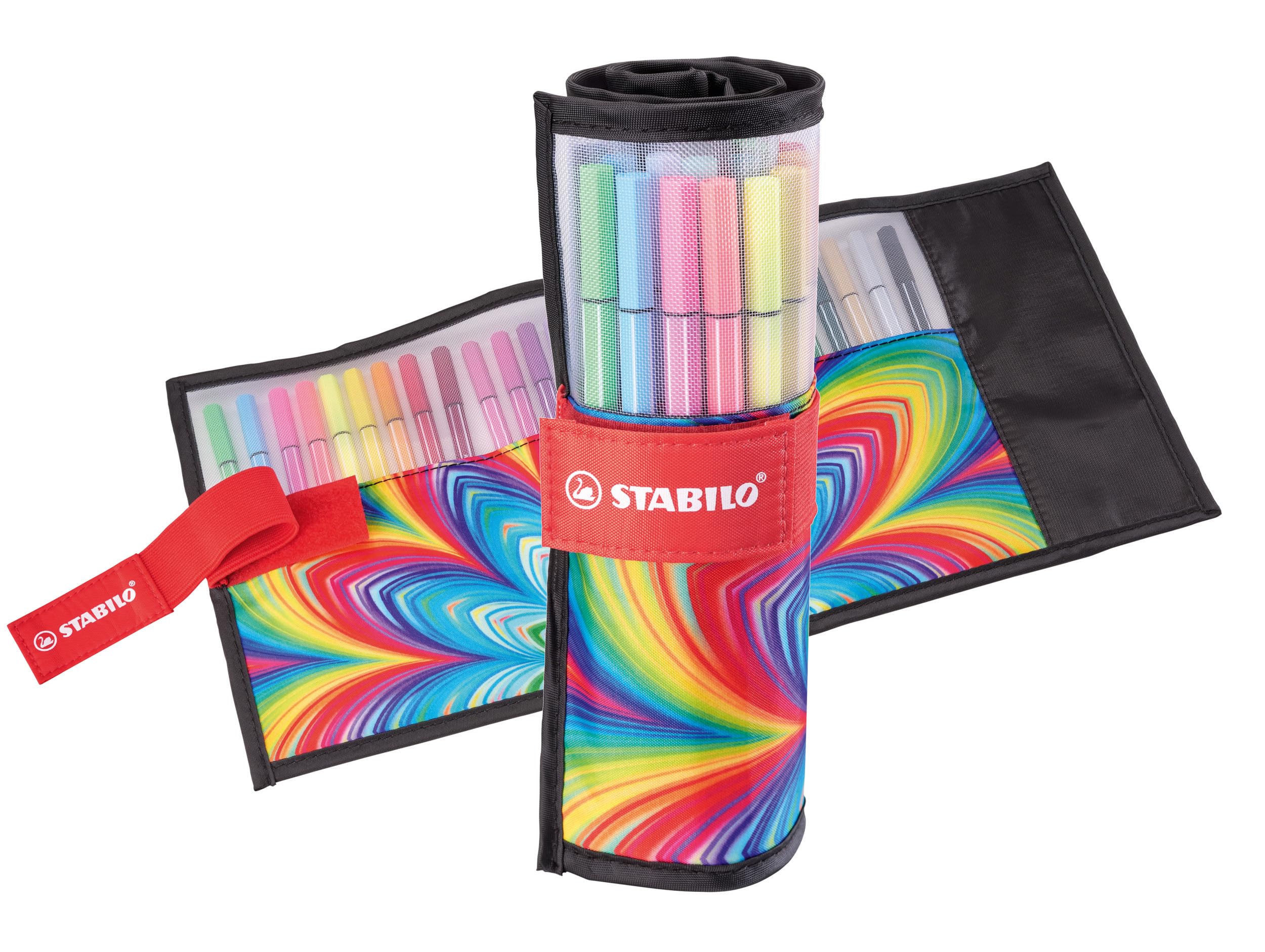 STABILO Pen 68 - Premium Fibre-Tip Pen - ARTY - Rollerset of 25 - Assorted Colours