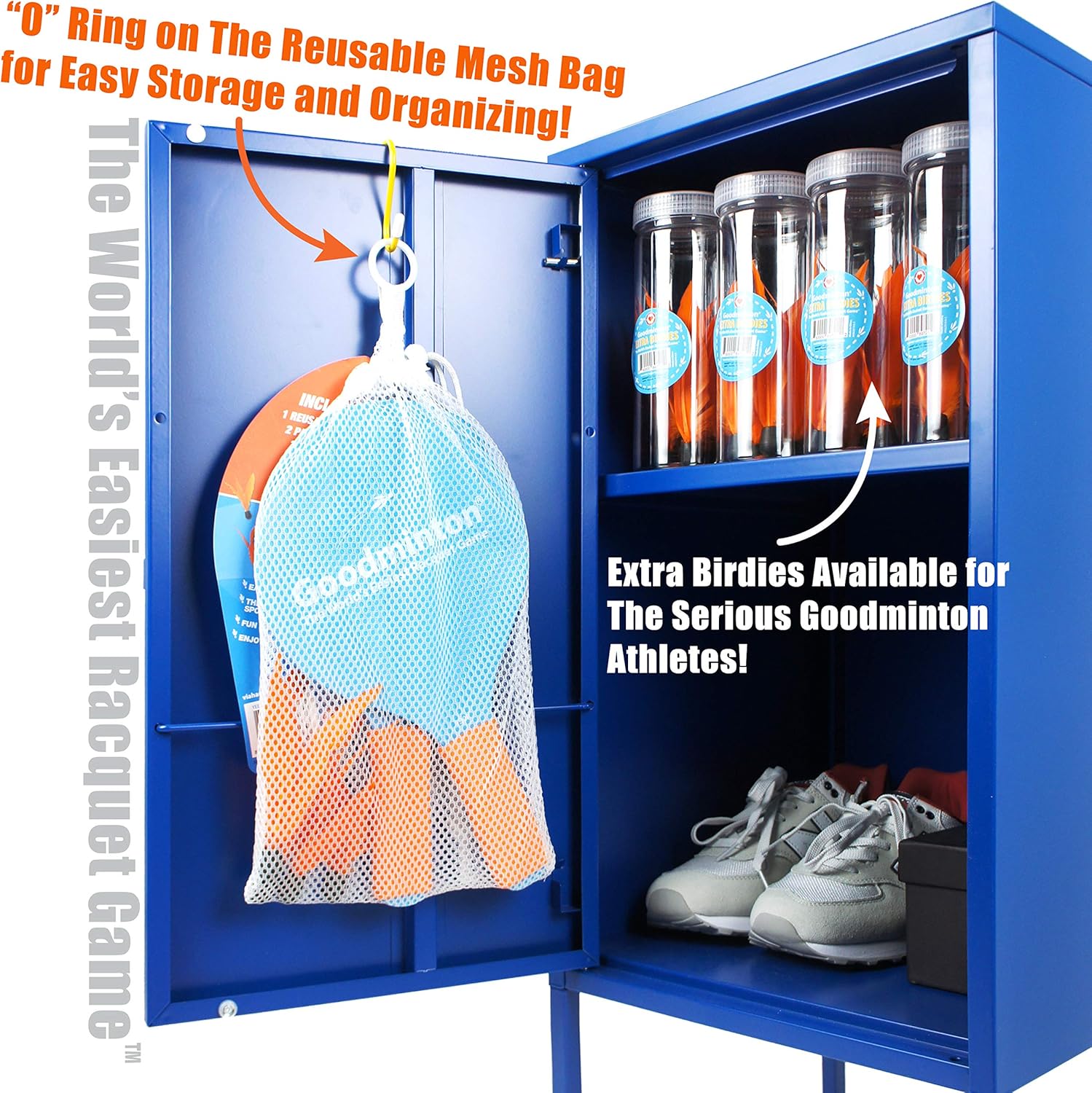 VIAHART Goodminton | The World's Easiest Racquet Game | an Indoor Outdoor Year-Round Fun Paddle Game Set for Boys, Girls, and People of All Ages : Sports & Outdoors