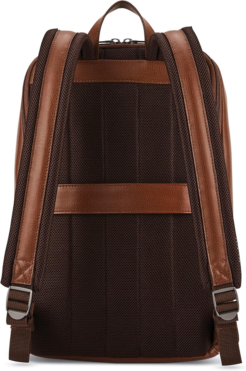  | Samsonite Classic Leather Slim Backpack, Cognac, One Size | Casual Daypacks