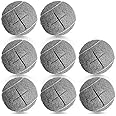 HiBallBall 8 Pack Precut Tennis Balls for Walkers, Heavy Duty Glide Balls for Walkers & Furniture Legs - Universal Floor Prot