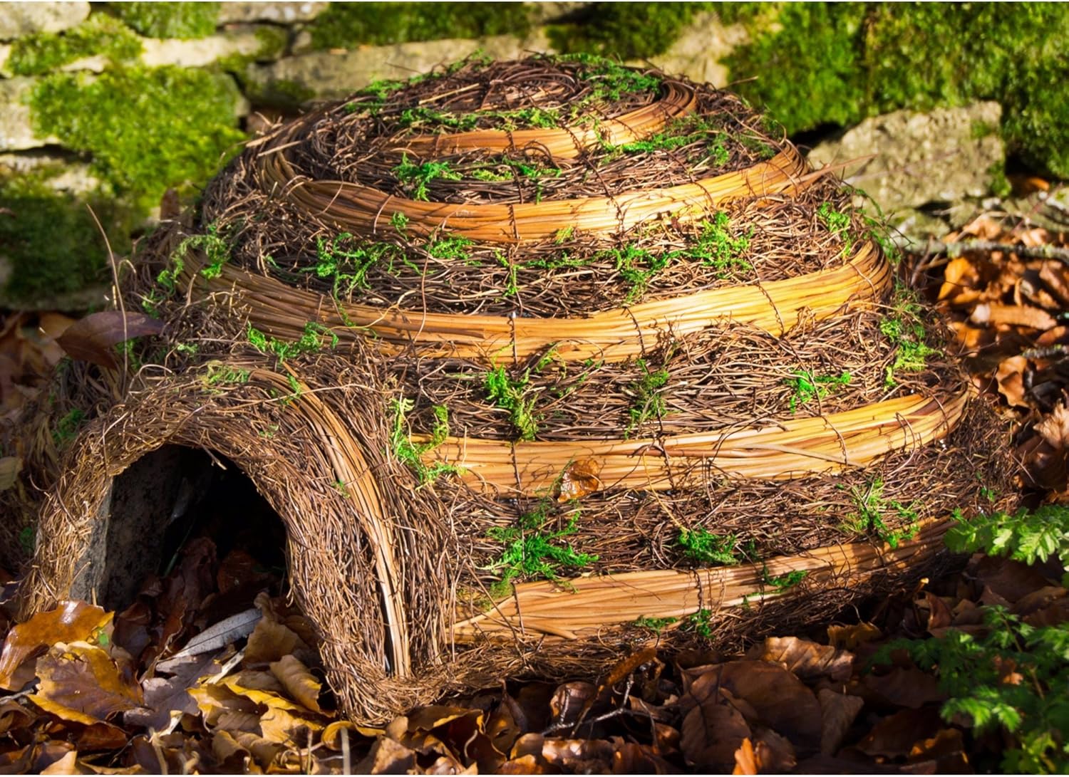Wildlife World Igloo HH10 Wicker Hedgehog House Home Amazon.co.uk