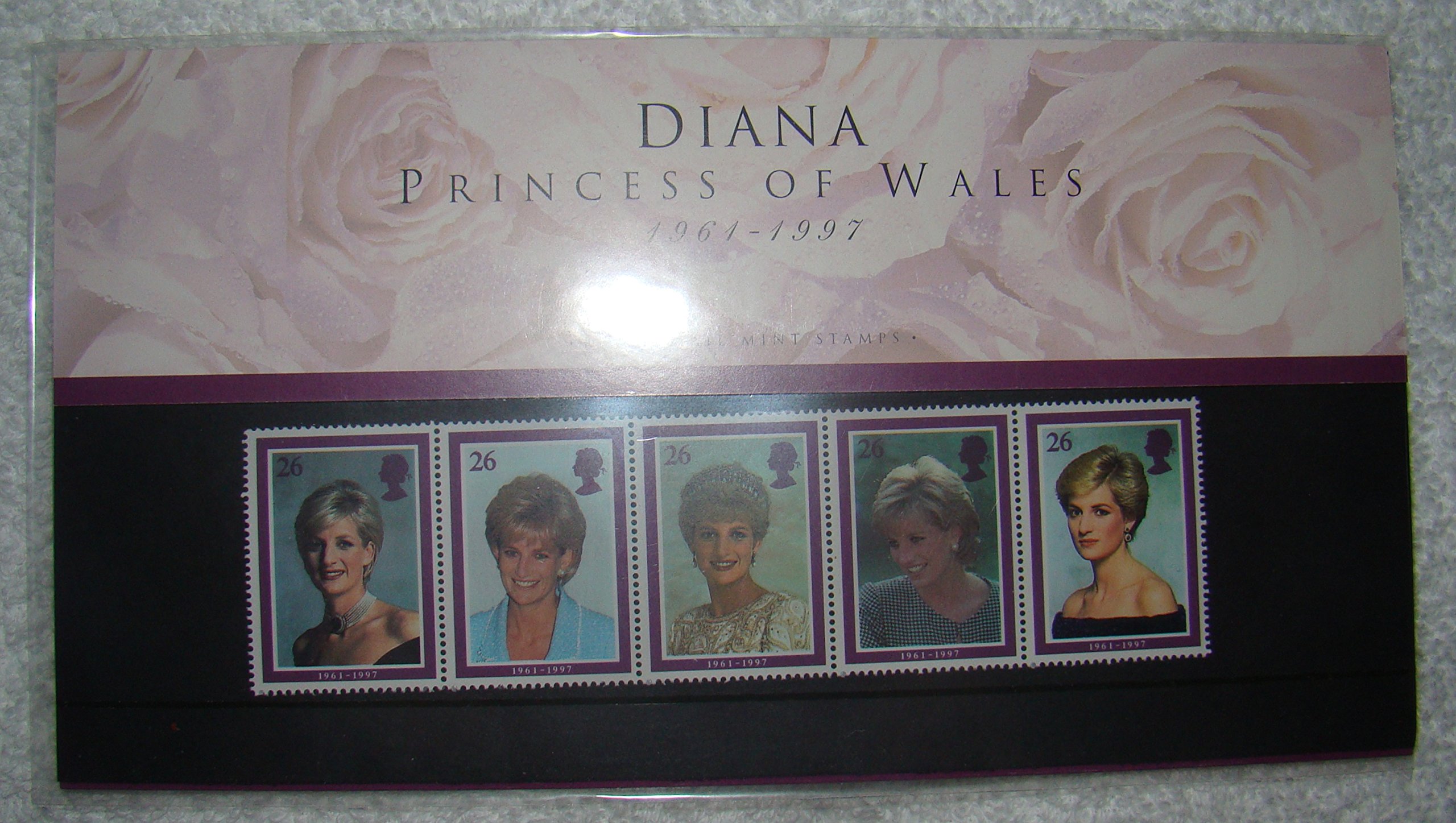 1998 Diana, Princess of Wales Stamps in Presentation Pack. by Royal Mail