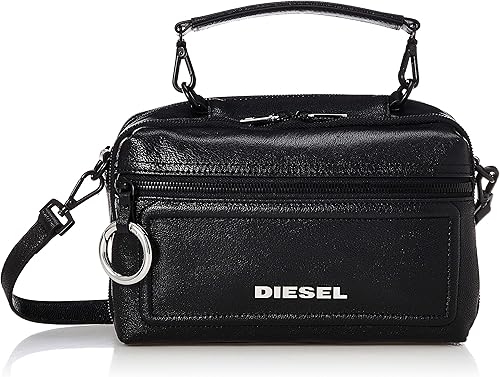 Amazon ディーゼル Diesel レディース レザー ミニクロスボディバッグ Xpr044 Uni ブラック T8013 Diesel ディーゼル ショルダーバッグ