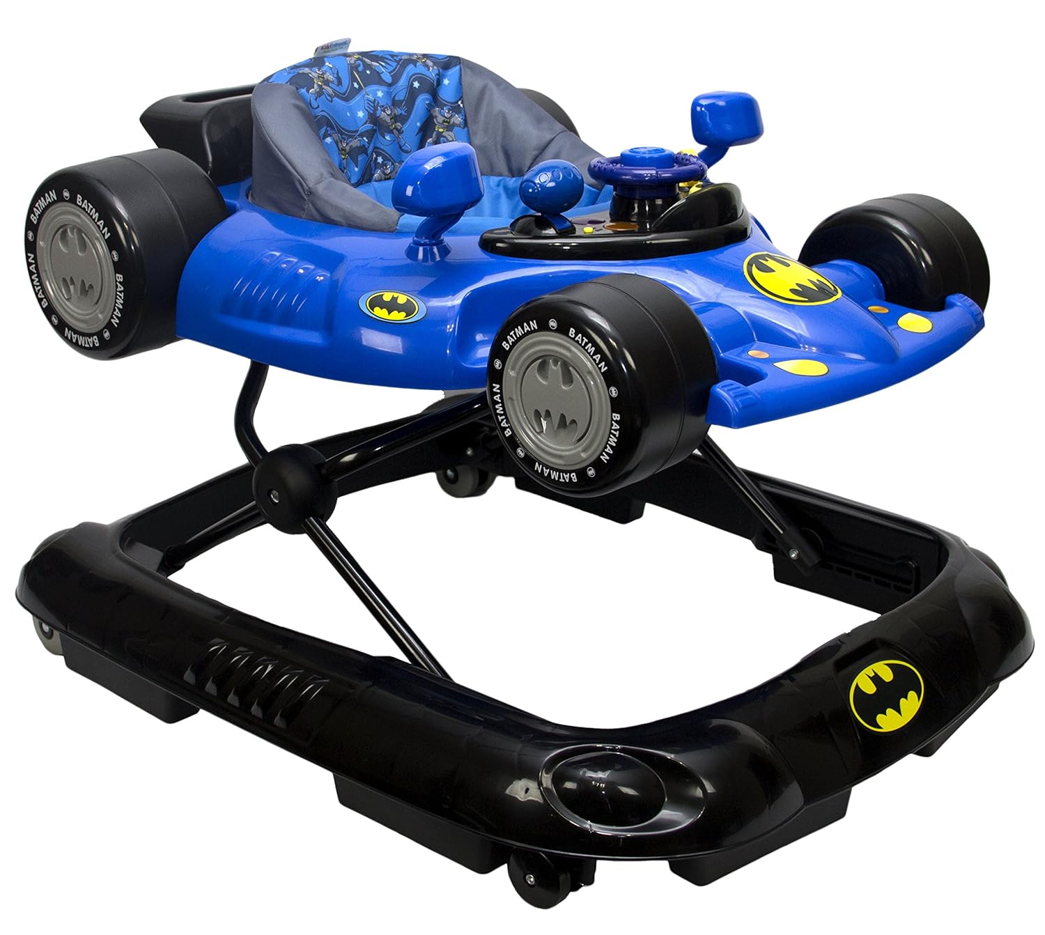 WB KidsEmbrace Baby Batman Activity Walker, Car with Music and Lights