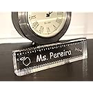 Acrylic Teacher Office Desk Bar - 8 inch - Beautiful teacher appreciation gift.