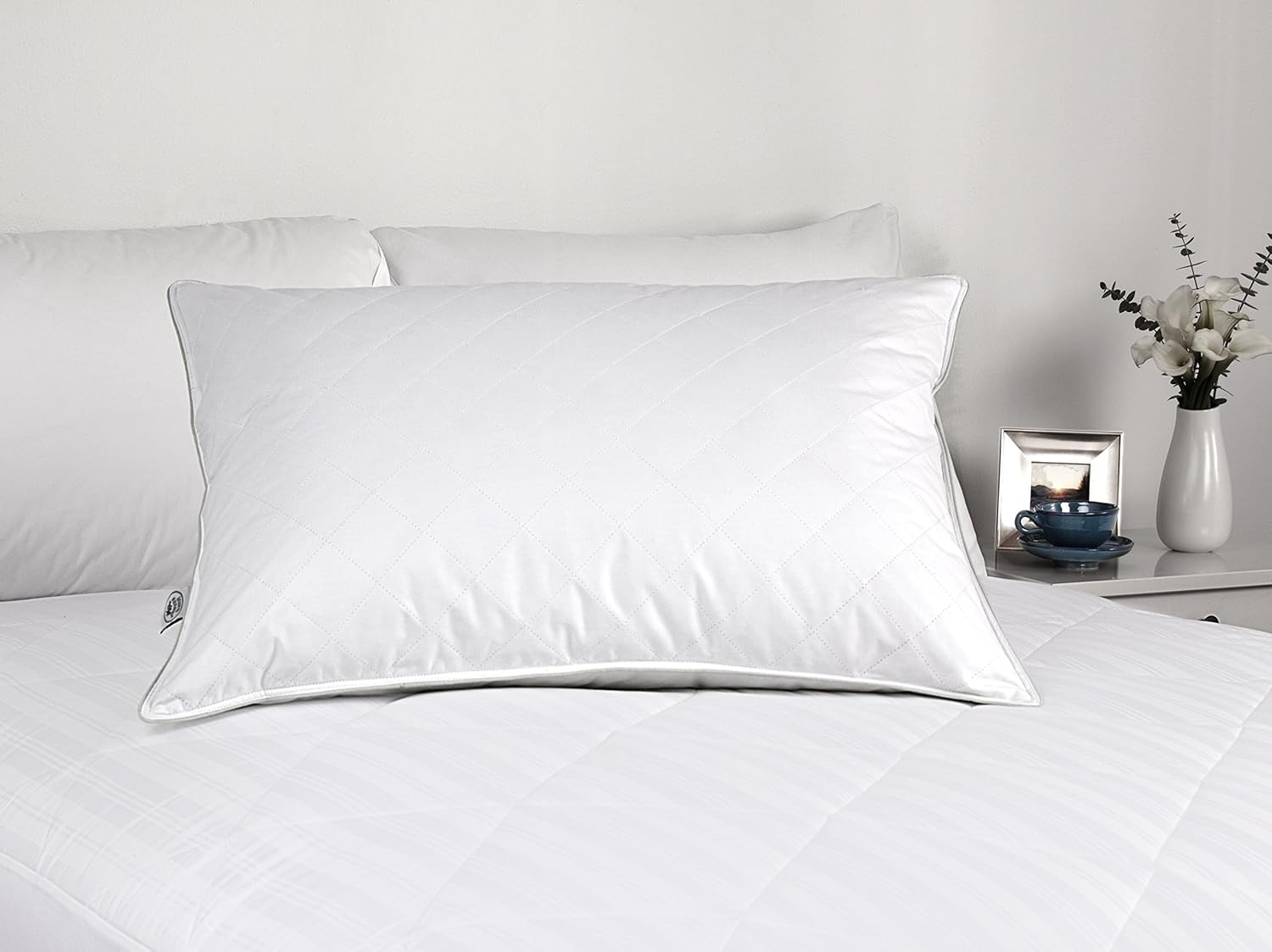 Laura Ashley Quilted Feather and Down Pillow, Jumbo Amazon.ca Home