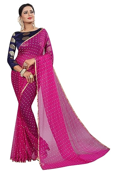 Women's Nazmin Saree With Blouse Piece (NA6AZMINvARIATION)