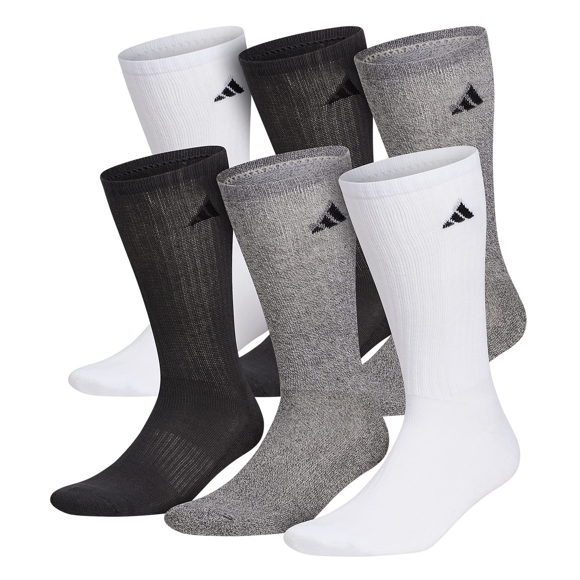 adidas Men's Athletic Cushioned 6-Pack