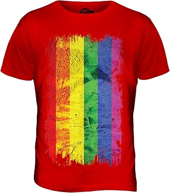 Candymix – Camiseta para hombre con diseño del orgullo gay rojo rosso Medium: Amazon.es: Ropa y accesorios