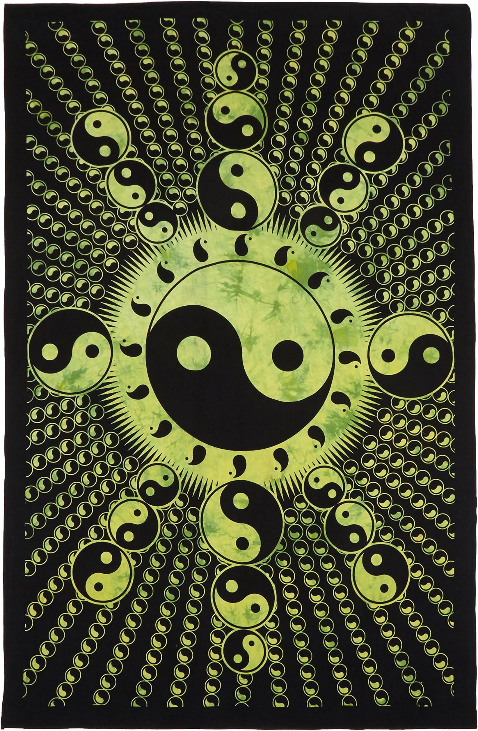 Funky Buddah Yin Yang Xing Yang Tapestry