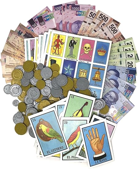 billetes de juguete mexicanos