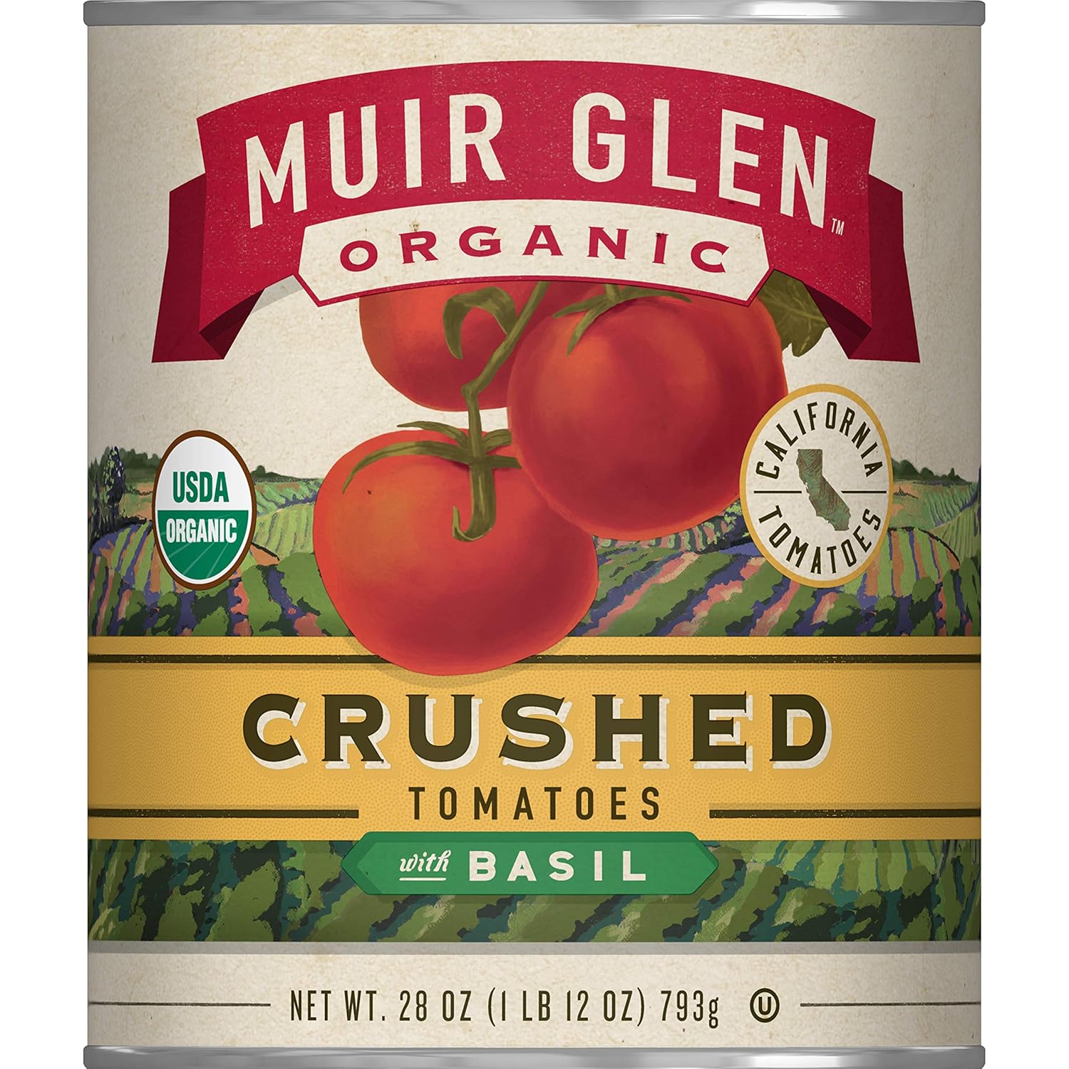 Muir Glen Canned Tomatoes, Organic Crushed Tomatoes with