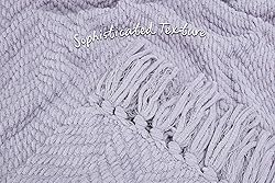 Chanasya Premium Textured Knit Throw Blanket with