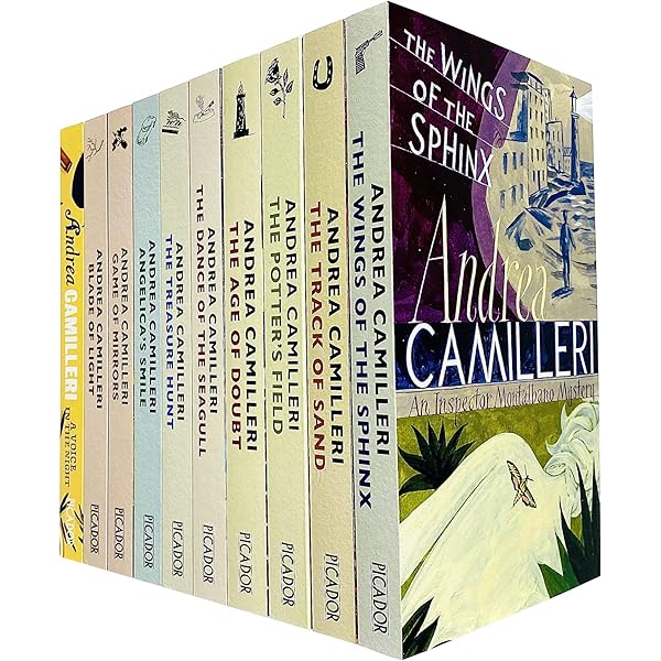 Andrea Camilleri Inspector Montalbano Mysteries 10 Books