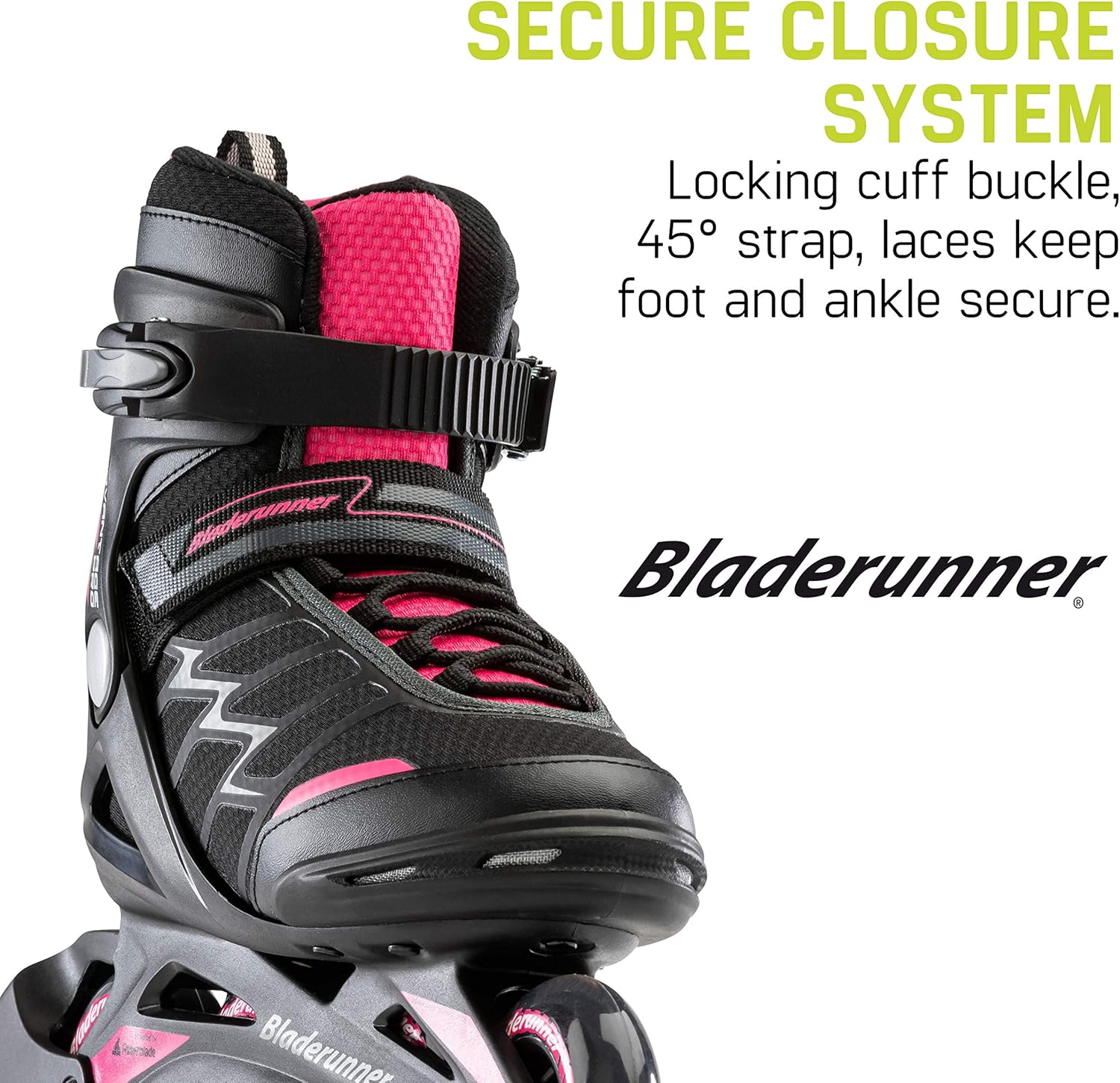 Bladerunner by Rollerblade Advantage Pro XT Women's Adult Fitness Inline Skate, Pink and Black Inline Skates : Sports & Outdoors