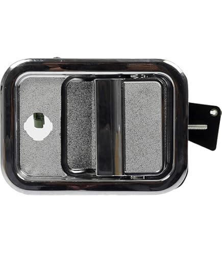 Sang Seiyoga Manija De Puerta De Coche Interior Delantera Lado Del Conductor Izquierda Cromada Sin Agujero De Bloqueo De Puerta De Coche Para Freightliner Para Clase Ejecutiva M2 Base 2008-2012 Para