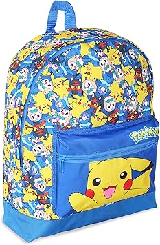 mochila escolar pokemon