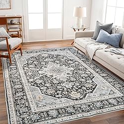 HILORUUG Washable Area Rug 6x9 - Bedroom Living