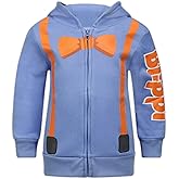 Blippi Boys Zip Up Hoodie for Toddlers and Little Kids