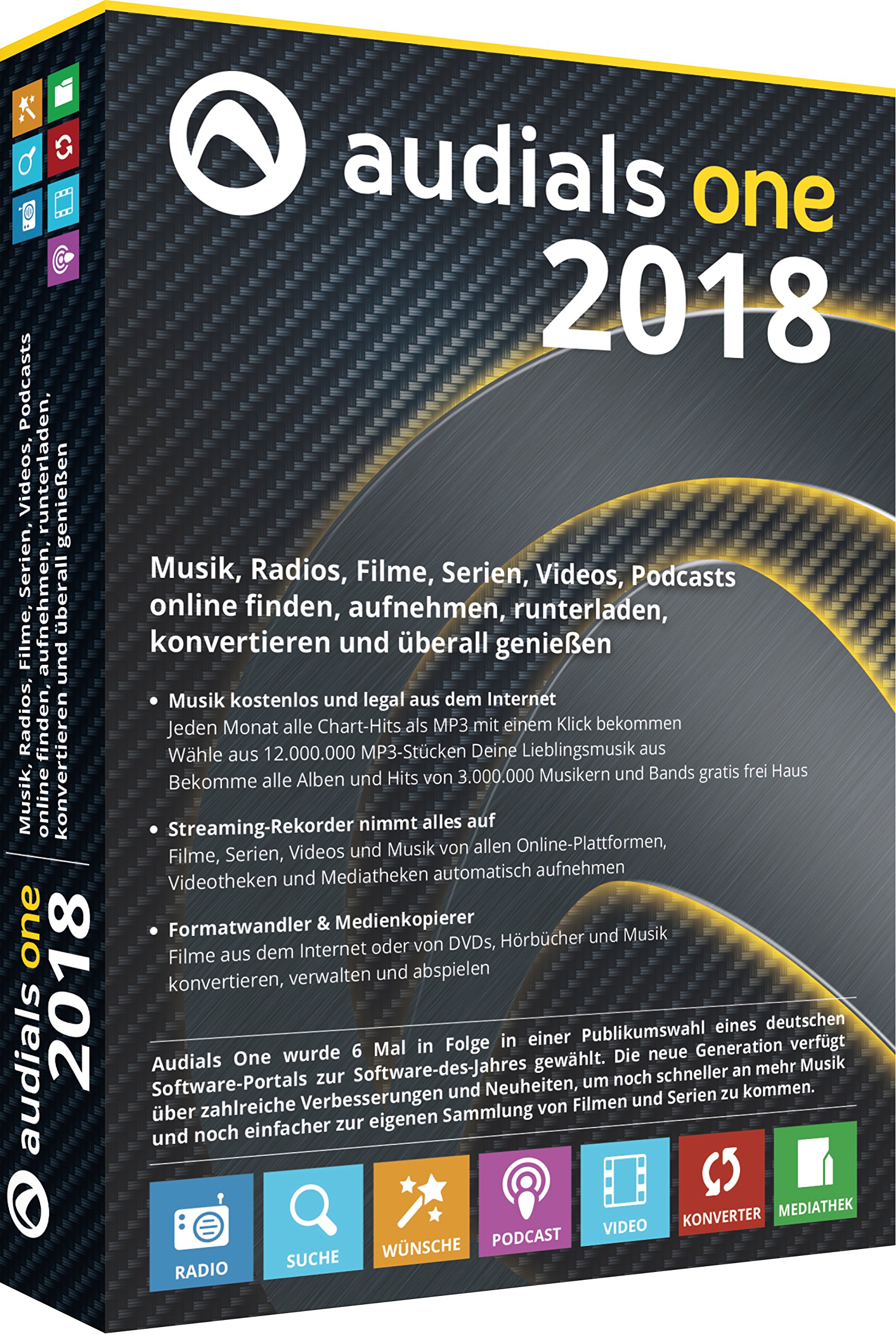 Audials One 2018 Fur Betriebssystem 4023126119308 Amazon Com Books