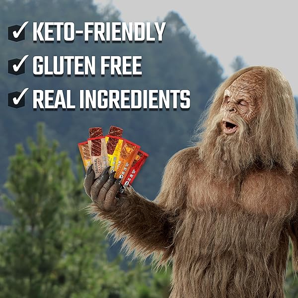 JACK LINK’S BEEF JERKY BARS, ORIGINAL – 7G OF PROTEIN AND 80 CALORIES PER BAR, MADE WITH PREMIUM BEEF, PERFECT HUNTING SNACK, NO ADDED MSG – KETO FRIENDLY AND GLUTEN FREE SNACKS, 0.9 OZ (PACK OF 12)