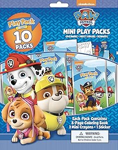 Bendon Paw Patrol 10 Mini Play Packs