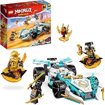 LEGO NINJAGO Zane's Dragon Power Spinjitzu Race Car Building Set