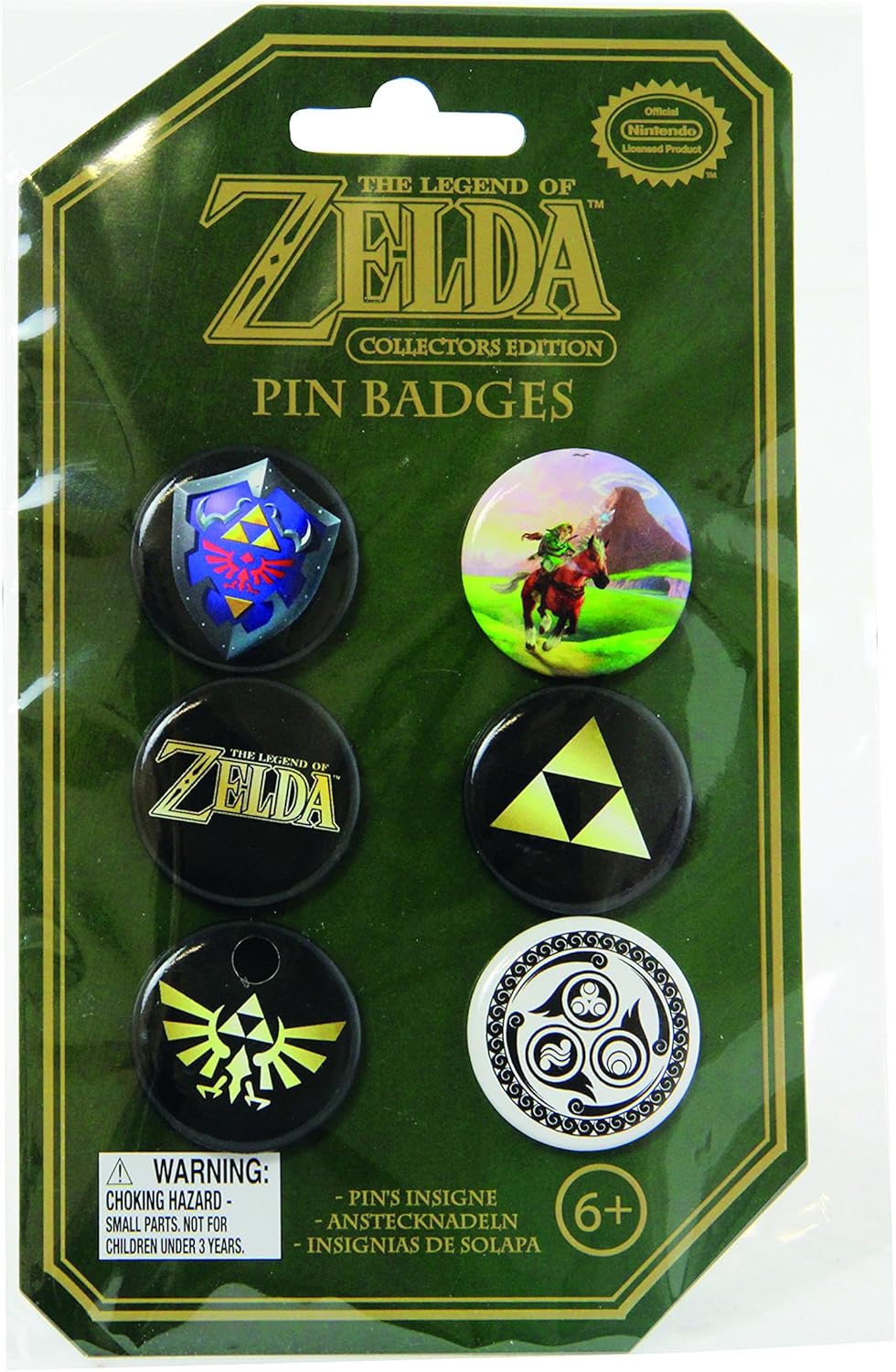 Paladone Nintendo Officially Licensed Merchandise - The Legend of Zelda Pin Badges: Toys & Games