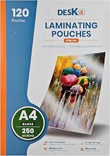 Deskit Extra-Strong Laminating Pouches A4 Gloss 250 Micron 120 Pack view 3