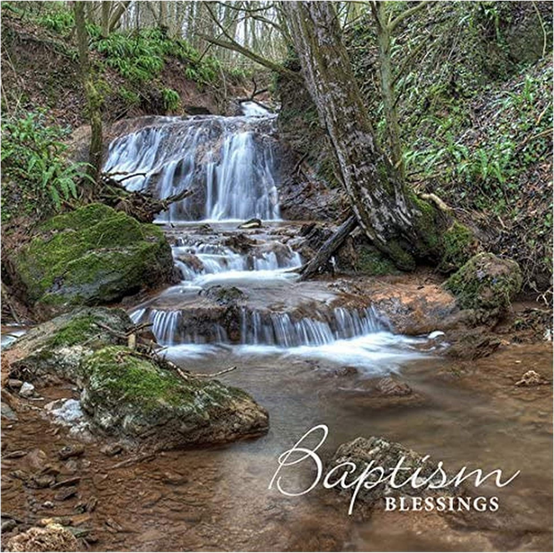 Adult Baptism Card ~ Baptism Blessings Waterfall