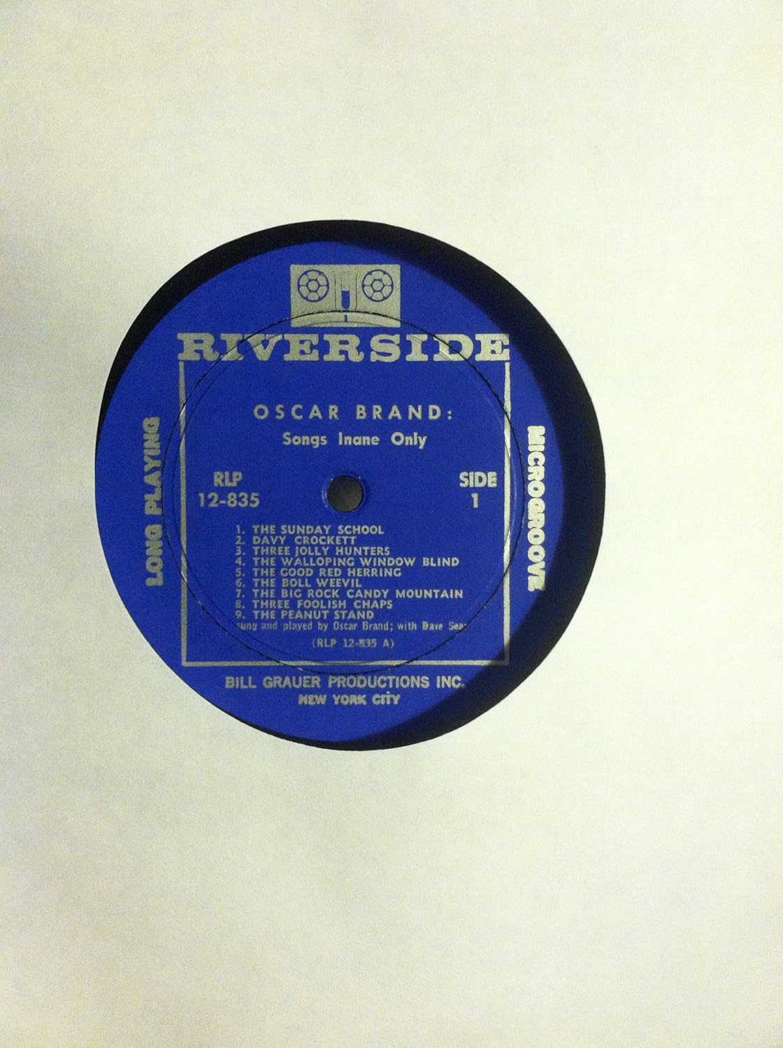 OSCAR BRAND, OSCAR BRAND Oscar Brand Songs Inane Only Music