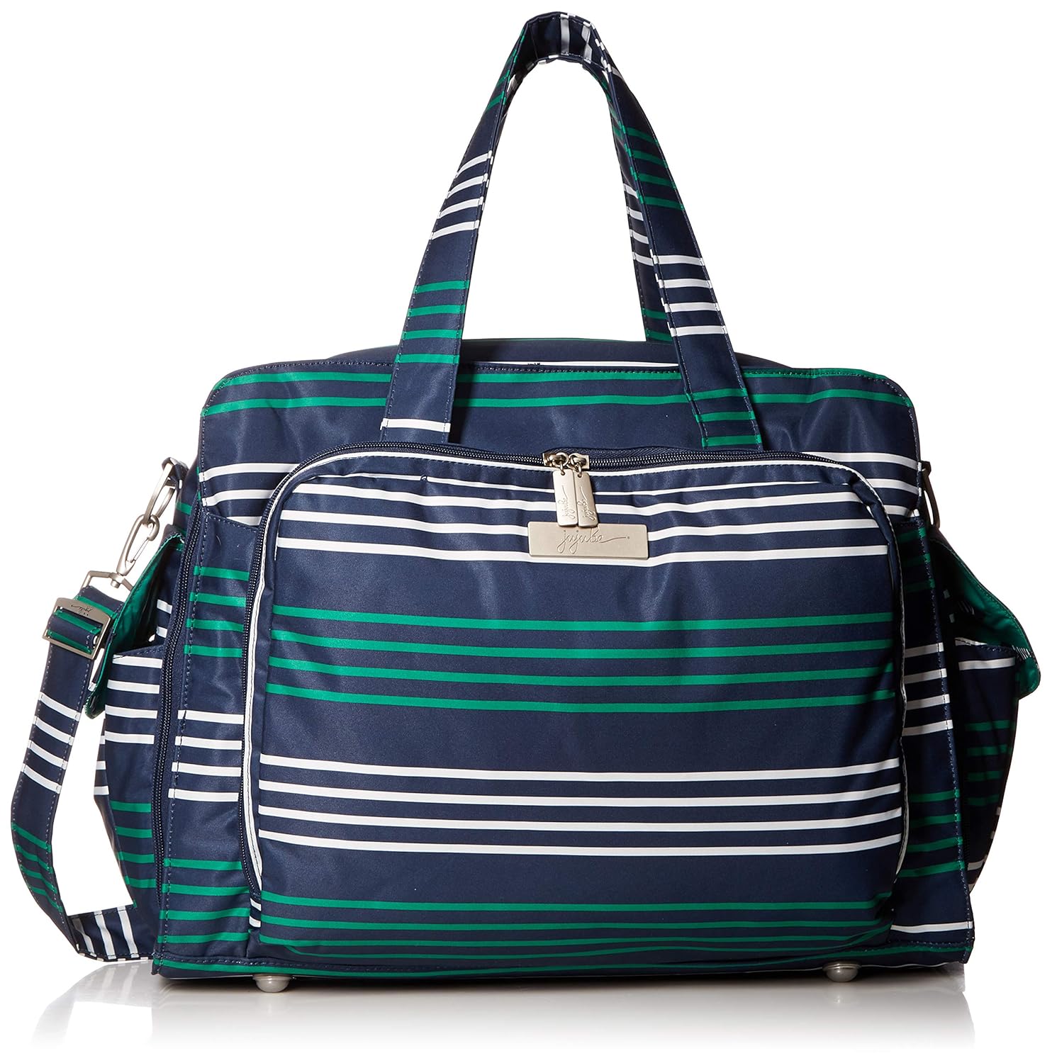 jujube striped diaper bag