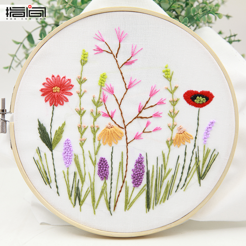 6 Cross+Stitch+Stamped+Embroidery+Kit