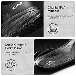 NORTIV 8 Steel Toe Shoes for Men Slip Resistant