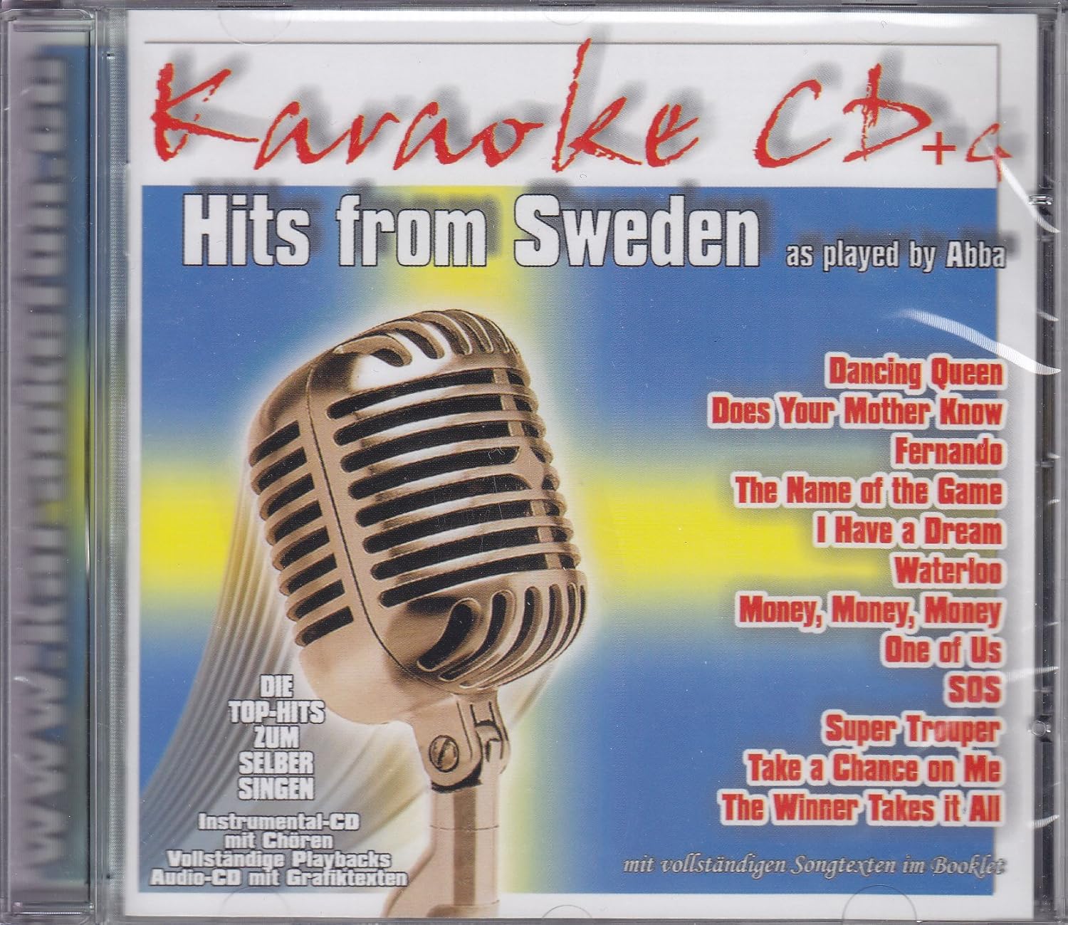 Karaoke Bundle 2+3 CDGs Hits From Sweden as played by Abba (Vol.1, Vol