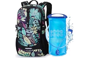 SEMSTY Hydration Backpack with 2L Water Bladder, Water Backpack, Insulated Hiking Backpack for Hiking Cycling Climbing Skiing