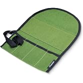 BeaverCraft TR4 Rolling Small Tool up Organizer Bag 4 Pockets Wrench roll up Pouch Gear roll up Tool Pouch for Knives and chisels Storage with 4 Slots