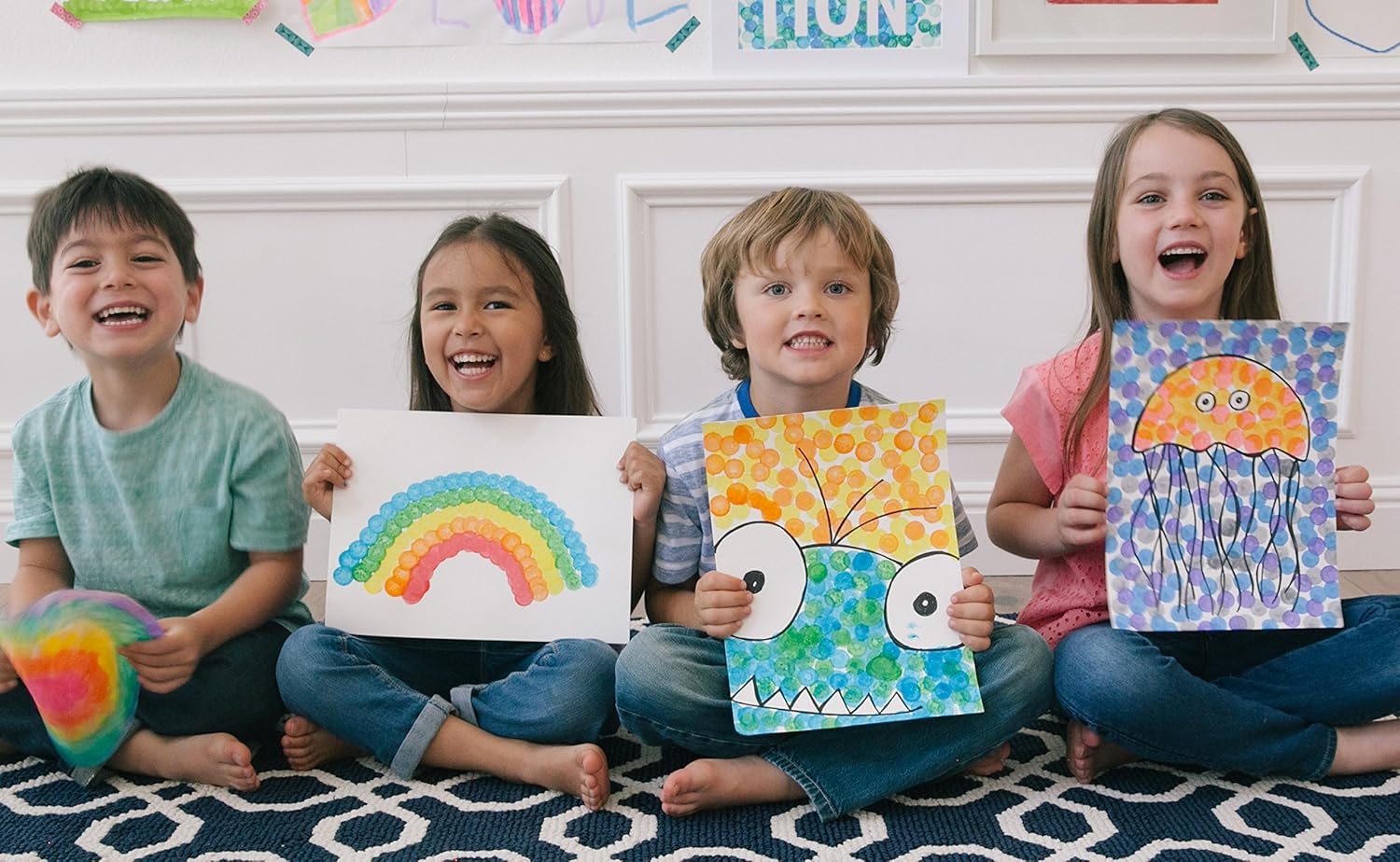 Do A Dot Art! Markers 6-Pack Rainbow Washable Paint Markers, The Original Dot Marker: Toys & Games