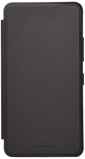 Microsoft Lumia Book Case Cover Hülle mit Kartenfach für Microsoft Lumia 640 XL - Schwarz
