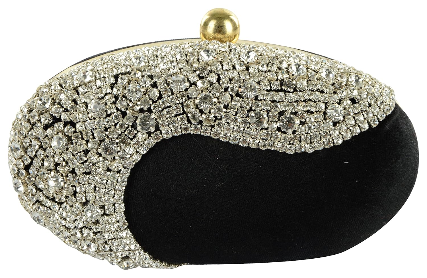tooba women's crystal egg box clutch