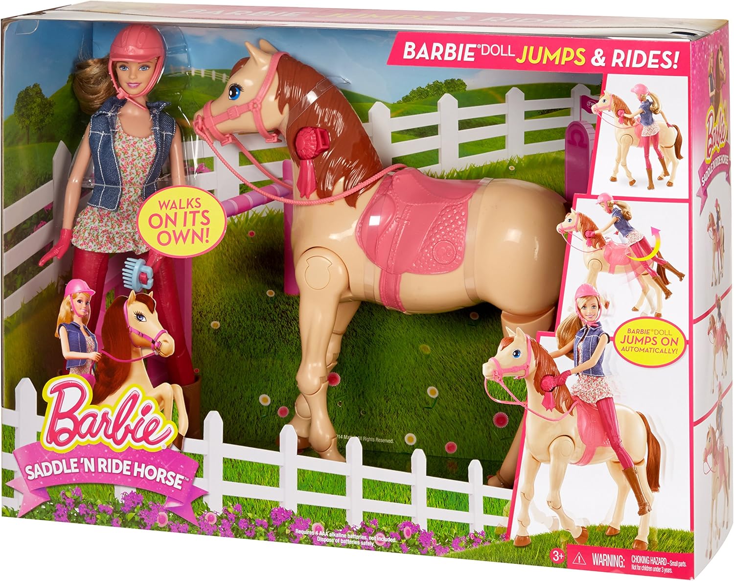 caballo barbie camina