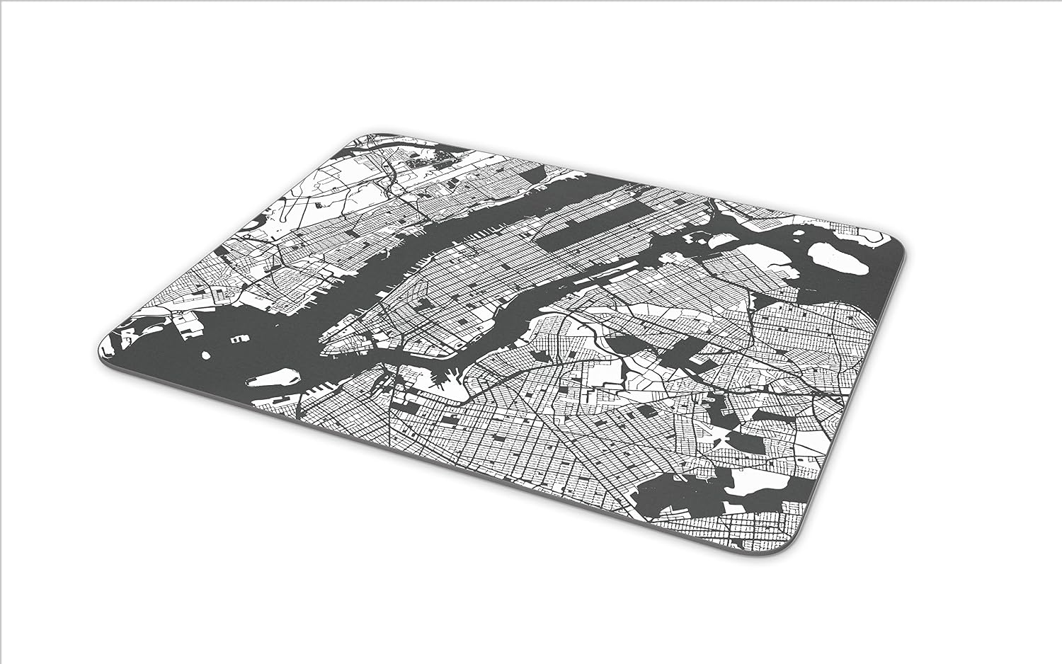 New York City Manhattan Map Mouse Mat Pad - NYC Artwork Art Gift Computer #13258, Multicolor, 23.5cm x 19.6cm x 5mm - Image 5