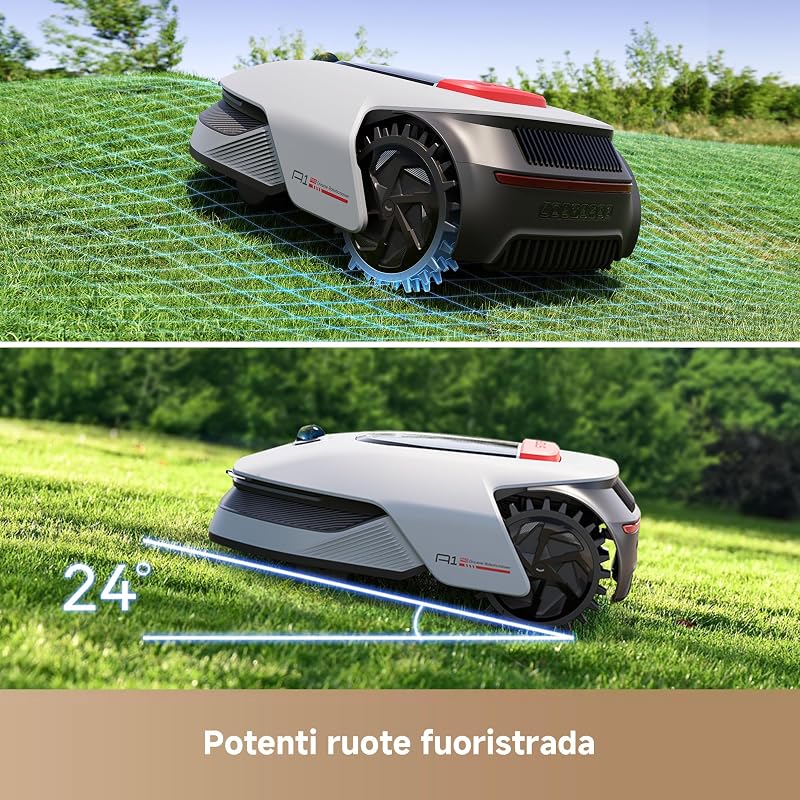 A1 Pro Robot Tagliaerba, Setup Confini senza Cavi Veloce