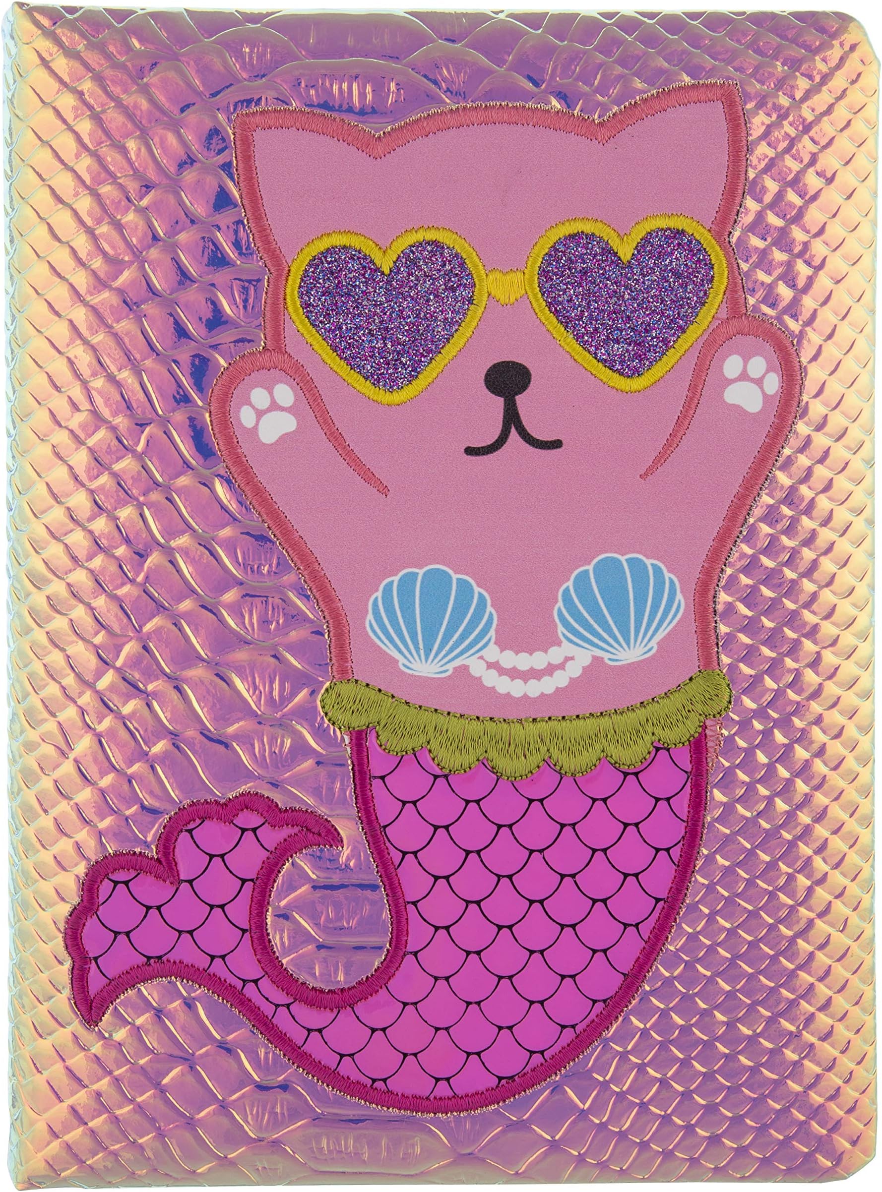 Mirada Rockstar Mermaid Notebook/Diary (Size A5, 80 Pages) Creative Writing Notebook for Kids - Multicolor