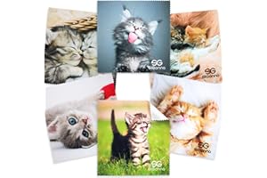 SIGONNA Microfiber Cleaning Cloth for Glasses - Eyeglass Cleaning Cloth - Lens Cleaning Cloth - Microfiber Glasses Cleaning Cloth for Phone, Screens, Camera Lens Cleaner - 6 pcs