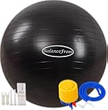 BalanceFrom Anti-Burst and Slip Resistant Exercise Ball Yoga Ball Fitness Ball Birthing Ball with Quick Pump, 2,000-Pound Capacity