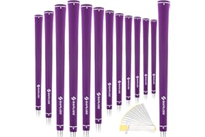 SAPLIZE Women’s Exclusive Golf Grips | Optimized Taper Design | Elegant Solid Color Series | Soft, Comfortable & Shock-Absorbing | Standard & Midsize, 13 Pack Golf Club Grip Kit for Women, Men & Juniors, CC02 Series