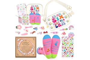 JSENGIFT 6 Year Old Girl Birthday Gift, Gifts for 6 Year Old Cute Girl, 6 Year Old Girl Birthday Gifts Ideas, Sweet Birthday Gifts for 6 Year Old Girl, 6th Birthday Decorations for Girl